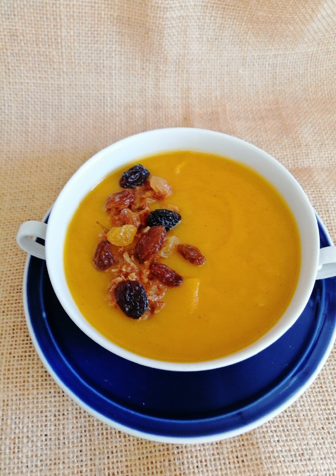 Una foto de Crema de boniato con canela