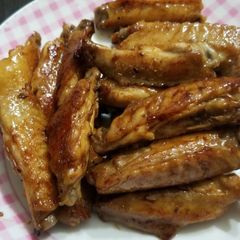 A picture of Lazy Pan Seared Soya Chicken Wings in 8 mins (No Oil needed).
