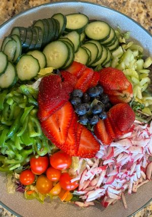 Hình của món Salad mix rau củ.