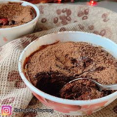 A picture of Low Carb (Keto-Friendly) Chocolate Mugs Cake.