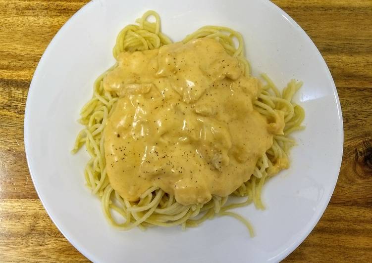 Spaghetti with Creamy Chicken