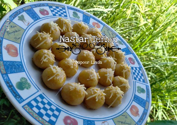Resep Nastar Teflon (tanpa isi) | Cara Membuat Nastar Teflon (tanpa isi) Yang Enak Dan Mudah