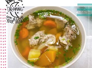 Hình của món Canh sườn hầm củ quả.