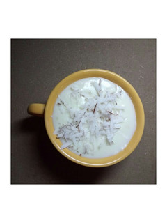A picture of Kunun Madara(Milk pudding) beginner friendly with pictures.