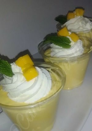 A picture of Mango mousse.
