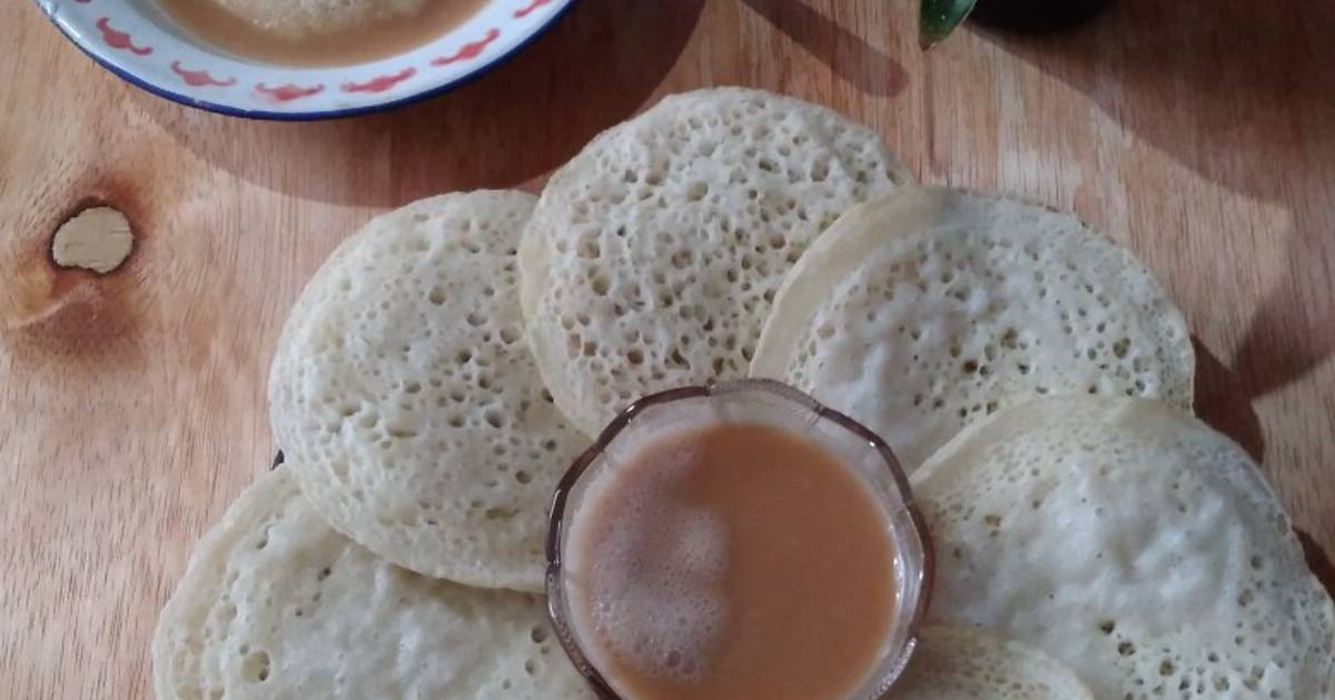 Resep Serabi Tepung Beras Pakai Wajan Oleh Dian Purnamawati Bunda