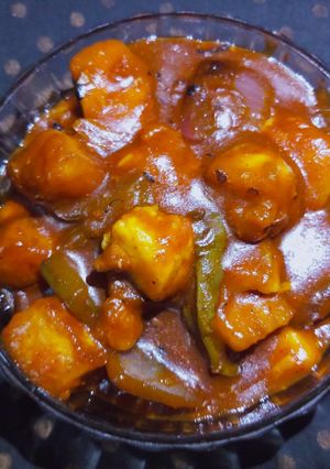 A picture of Paneer Chilli.