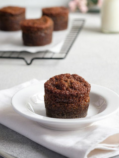 Foto resep Sourdough Palm Sugar Milo Muffin