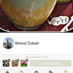 A picture of Mango sago pudding.