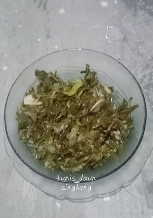 Foto resep 263. Tumis Daun singkong (ubi)