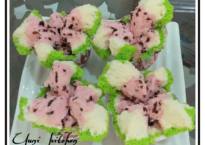 How to Prepare Appetizing 81. Bolu kukus semangka