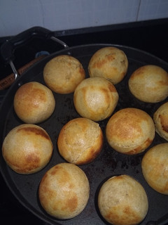 A picture of Baati in appe pan.