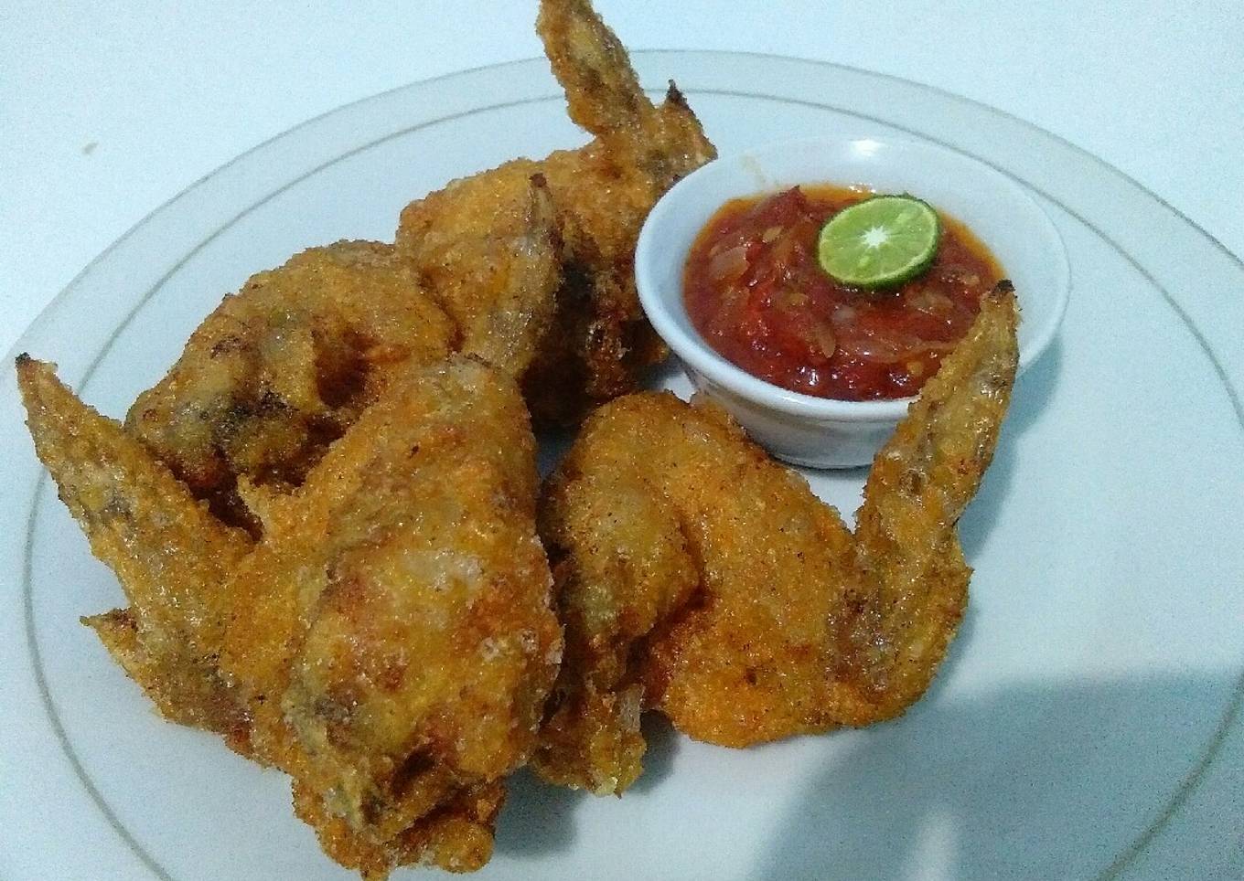 Ayam goreng 5 bahan + sambal 🍅