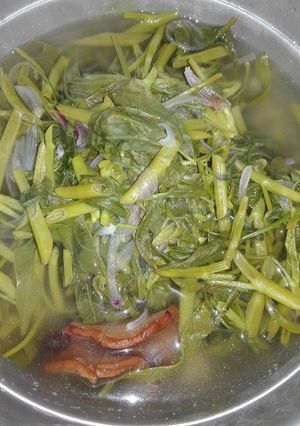 Foto resep Rebus asam Kangkung