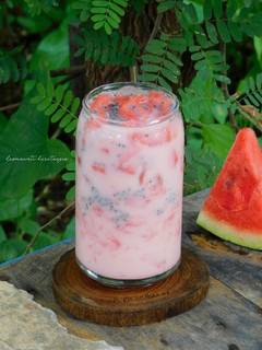 Foto resep Es Semangka Susu