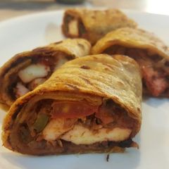 A picture of Paneer Rolls.