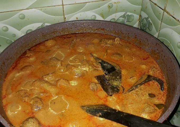 Resep: Kalio daging dan kikil Menu Enak