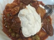 A picture of beef stew meat