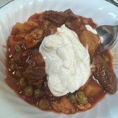 A picture of Beef and Chicken Stew.