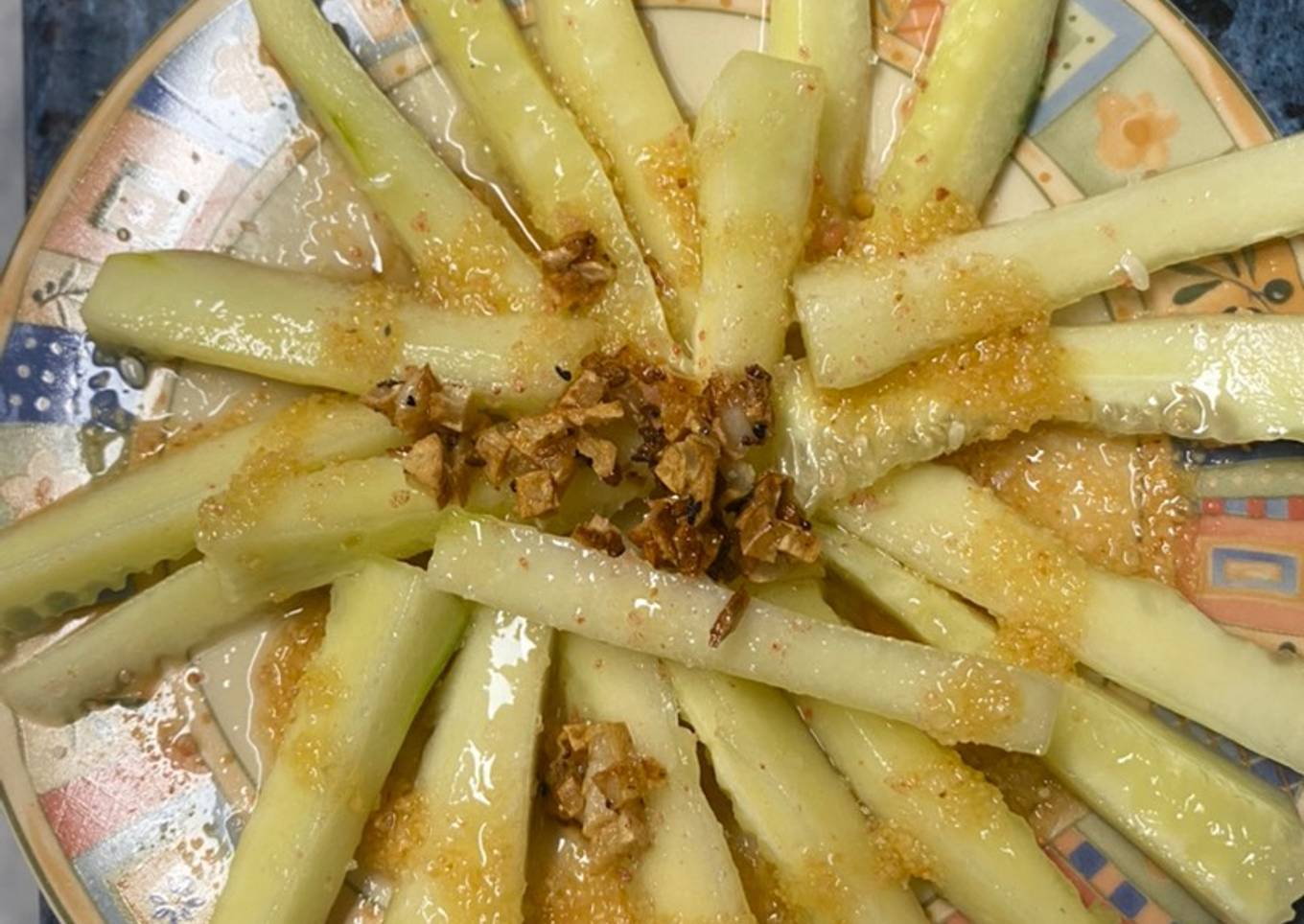 Pepinos estilo Sichuan