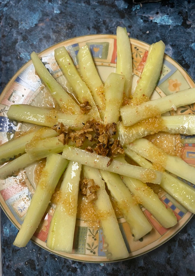 Una foto de Pepinos estilo Sichuan