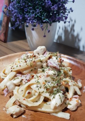 Foto resep 37. Simple Fettucine Alfredo