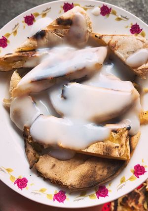 Hình của món Khoai Lang - Chuối Nướng.
