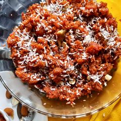 A picture of Gajar halwa.