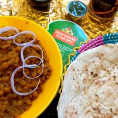 A picture of Dhaba Style Chana daal.
