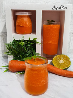 Foto resep Jus Wortel Jeruk Healthy Snack / Drink