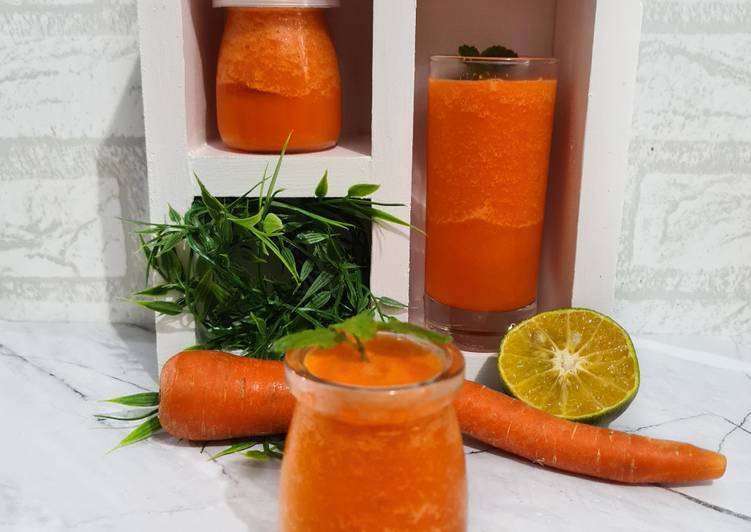 Resep Baru Jus Wortel Jeruk Healthy Snack / Drink Mantul Banget