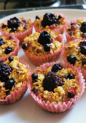 Zabos-túrós muffin (liszt- es cukormentes) recept fotója