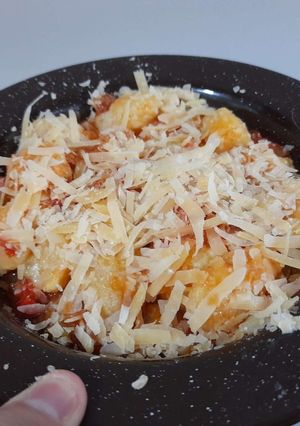 Una foto de Ñoquis de Calabaza y Ricota
