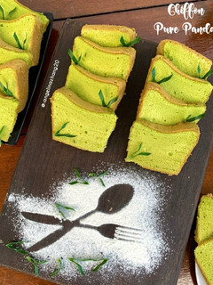 Foto resep Chiffon Pure Pandan