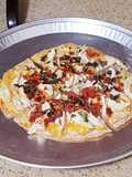 Pizza personal Low Carb al sartén