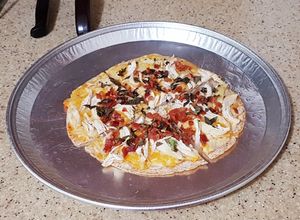 Una foto de Pizza personal Low Carb al sartén
