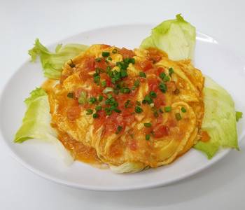 Ready to Serve Tomato Omelets  Home Style