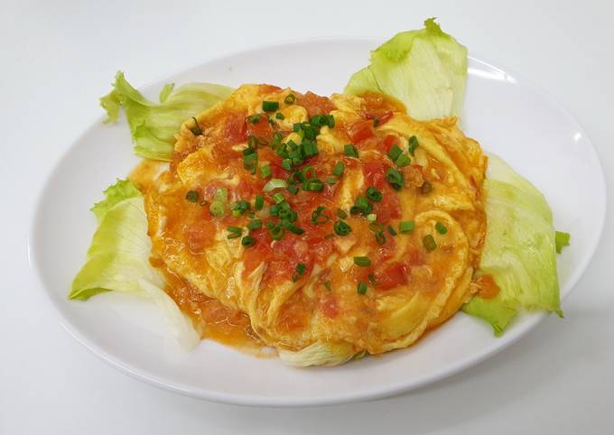 Recipe of Andrew Copley Tomato Omelets 番茄滑蛋