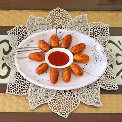 A picture of Arbi Cutlet.