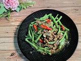 Buncis daging cincang