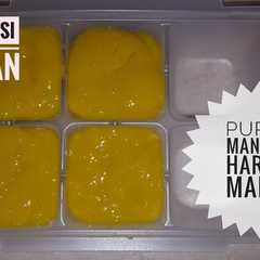 A picture of Mpasi 6 bulan (Puree mangga harum manis).