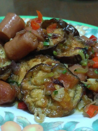 Cara Gampang Membikin Resep Tumis sosis terong saus tiram yang Sempurna Anti Ribet, Lezat Sekali