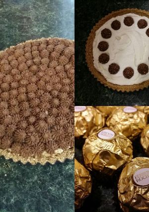 Ferrero Rocher torta sütés nélkül recept fotója
