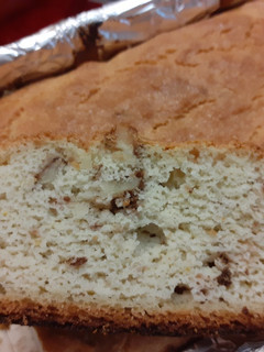 Una foto de Budín esponjoso keto y sin gluten