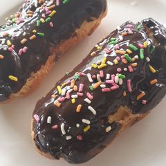 Eclair pastry A picture of Eclair pastry.