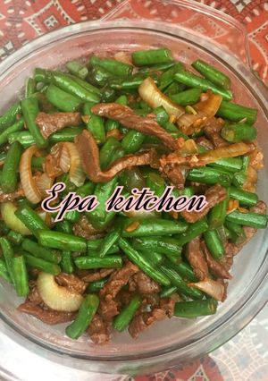 Foto resep Beef tumis buncis
