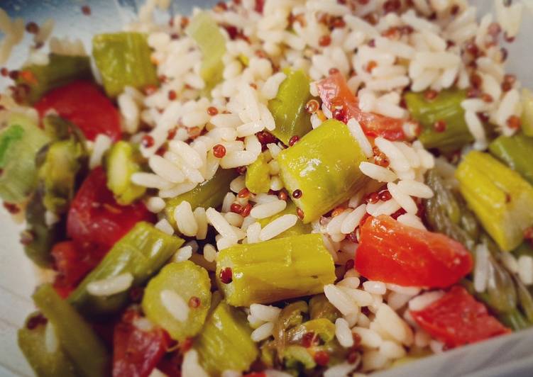 Riso e quinoa tricolore