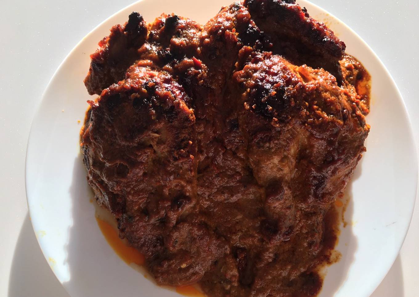 Ayam panggang bumbu rujak