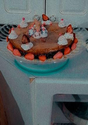 Una foto de Pastel imposible (Chocoflan)