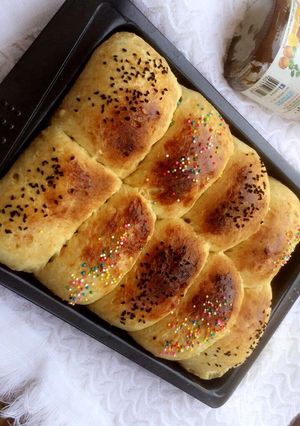 A picture of Nutella bread.